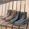 Handmade Women Leather Boots Colors Available Black Brown